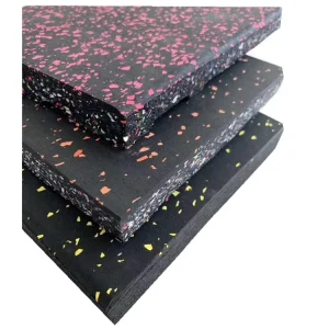Anti Slip Non Toxic Sport Gym Equipment Rubber Mat Gym Rubber Floor Tile Mat