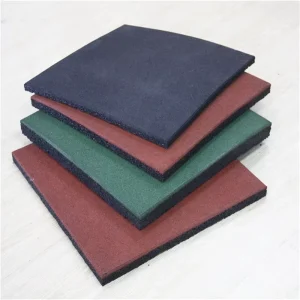 Anti Slip Non-toxic Gym Rubber Flooring Rubber Tiles for Gym Outdoor Rubber Tile