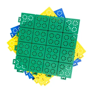 Anti-Slip PP Interlocking Sports Flooring Tiles for Indoor Basketball and Pickleball Courts Modular Plastic