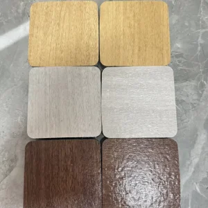 Anti-Slip PVC Flooring Cover Odorless Absorption Gym Mats with Wood Grain 20mm Interlocking Rubber Mat