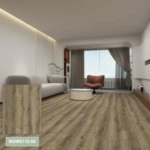 Anti Slip Rigid Waterproof Indoor SPC Flooring Stone SPC Vinyl 6mm Flooring for Hospital & Gym Application