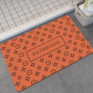 Anti-Slip Rubber Dry Mat Door Mat Soft Absorbent Entrance and Bathroom Foot Mat