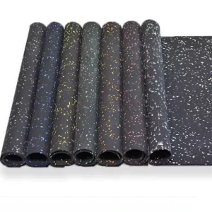 Anti Slip Rubber Flooring for Exercise Park Kitchen Gym School Use Various Thickness 6m 8m 10m