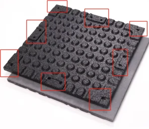 Anti Slip Rubber Flooring for Home Gyms