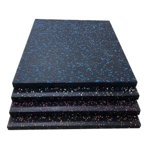 Anti-Slip Rubber Gym Flooring Tiles 25mm 30mm Indoor Fitness Mats