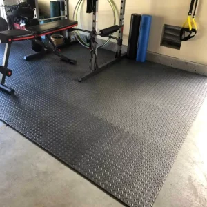 Anti-Slip Shock-Absorbing Silent Exercise Mat Gym Fitness Mat Noise-Reducing