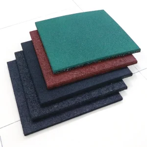 Anti-Slip Shock Absorption Wear-Resistant Rubber Pavers for Playground Backyard Garden Outdoor Rubber Floor Mat