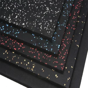 Anti-Slip Soundproof Indoor Gym Rubber Flooring Natural Recycled Rubber Fitness Sheet Roll