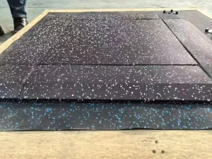 Anti-Slip Soundproof Indoor Sports Gym Rubber Flooring, Natural or Recycled Rubber Fitness Sheet Roll