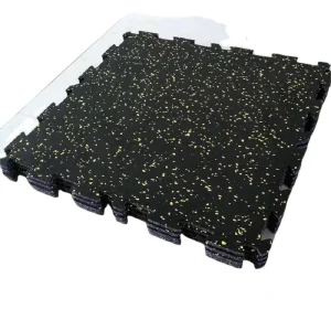 Anti-Slip Soundproof Shock-Absorbing 14mm Thick Wear-Resistant Impact-Resistant Rubber and EVA Gym Flooring for Indoor Use