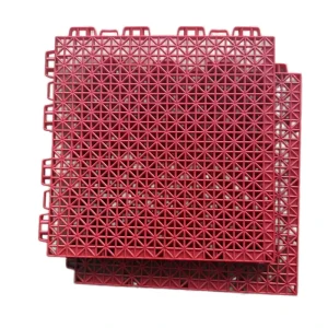 Anti-Slip Sports Flooring, Click-Install Splicing Basketball Tiles