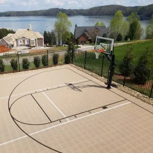 Anti-Slip Waterproof 3×3 PP Interlocking Modular Outdoor Basketball Court Flooring Tiles
