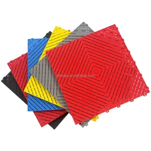 Anti-Slip Waterproof PP Plastic Flooring Interlocking Installation Eco-Friendly Textured 18mm Indoor Use for Home Commercial