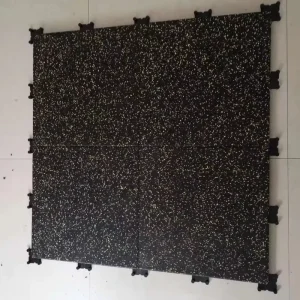 Anti-Slip Waterproof Rubber Shock-Absorbing Soundproof Custom Gym Floor Mats for Fitness Centers