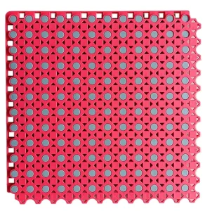Anti-Slip Wear-Resistant Interlocking PP Plastic Court Flooring Tiles