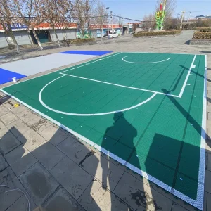 Anti-UV PP Tennis Court Flooring Tiles for Indoor and Outdoor Sports