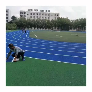 Anti-UV Rubber Running Track Runway Material, PU Flooring for Stadiums and Schools