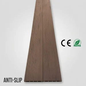 Anti-UV WPC Hollow Decking Board Exterior Slip-Resistant Waterproof Wood Plastic Composite Flooring