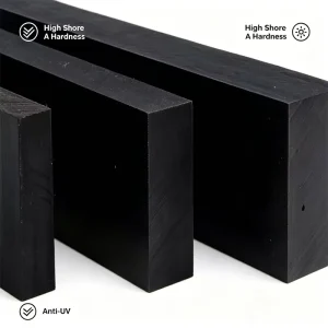 Anti-Vibration EPDM Rubber Pad for Bridge Isolation Shock Absorbing Natural Rubber Plate High Elasticity Building Pad