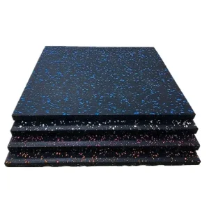 Anti Vibration Gym Rubber Mat Fitness Indoor Playground Recycled Rubber Floor