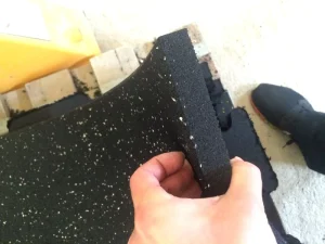 Anti Vibration Shock Absorber EPDM Speckles Rubber Mats Flooring for Gym Shooting Range
