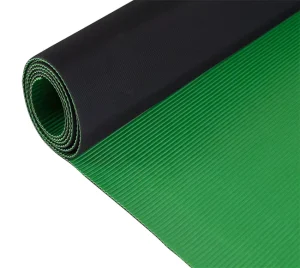 Anti-fatigue Flat Ribbed Rubber Flooring for Hallway