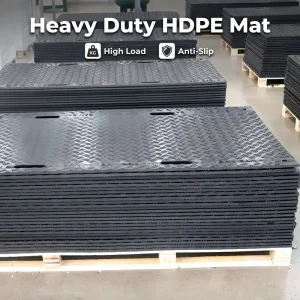 Anti-skid 4×8 HDPE Waterproof Ground Protection Mats Muddy Pavement Road Mat PE Sheet Custom Cutting Custom Color Lightweight