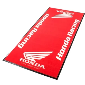 Anti-slip Custom Nylon Motorcycle Pit Mat Garage Floor Carpet Rubber Backing Waterproof Adhesive-Protective Racing Parking Mat