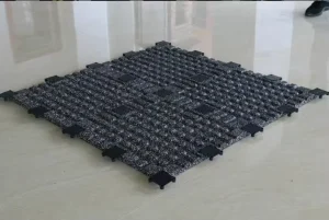 Anti slip Eco Material 1m*1m*20mm SBR Rubber Flooring for Gym GYM Floor Mat