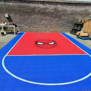 Anti-slip Interlocking PP Sports Flooring Mat Fireproof Waterproof DIY Installation Outdoor Use