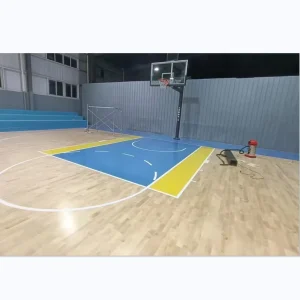 Anti slip Sports Basketball Court Wooden Floor Indoor Used Basketball Floors for Sale