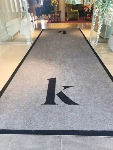 Anti-slip Waterproof Entrance Floor Mats Wear-resistant Outdoor Carpets Custom Logo Mats for Shopping Mall & High-traffic Areas