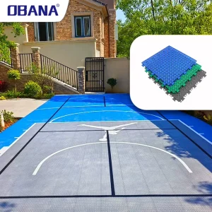 Anti-slip Wear-resistant PP TPE Outdoor Basketball Pickleball Volleyball Badminton Tennis Court Flooring Interlocking Tiles