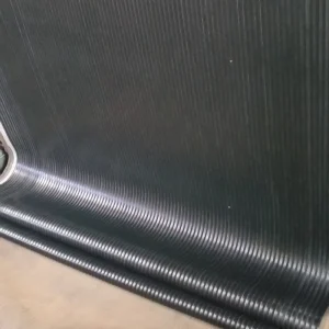 Anti-slip Wide/Fine Ribbed Dielectric Rubber Flooring