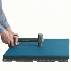 Anti slip outdoor safety playground rubber tiles shock absorption rubber flooring mat