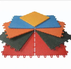 Antislip New Type pp Standard Sizes Rubber Outdoor Sports Court Badminton Flooring Mat