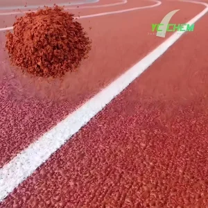 Aromatic Polyurethane Binder For Athletic EPDM Rubber Flooring Running Track Surfacing Stadium Running Track Material JL257