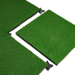Artificial Grass Turf Rubber Tile for Gym Anti vibration Grass Flooring for Leisure Facilities
