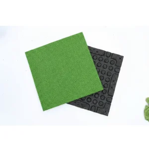 Artificial Turf EPDM Rubber Underlay Anti Slip Eco Friendly Soundproof Waterproof Shock Absorbing Interlocking Rubber Flooring