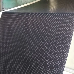 BW Professional Manufacturer Promotes 6mm-12mm Thick Pulley Anti-slip Rubber Sheets Diamond-shaped Rubber Floor MATS
