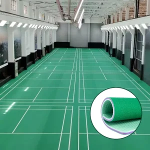 BWF Approved Badminton Flooring Mat Sport Flooring Badminton Court for Indoor and Outdoor