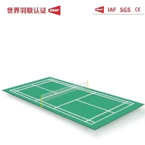 BWF Approved Modern PVC Vinyl Badminton Court Mat Professional Outdoor Sport Flooring