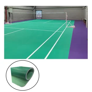 BWF Approved PVC Badminton Court Flooring Indoor Anti Slip Sports Vinyl Floor Mat