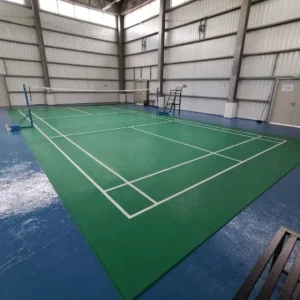 BWF Approved Portable PVC Badminton Sports Court Flooring