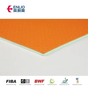 BWF Indoor Portable Anti Slip Indoor PVC Sports Court Vinyl Sponge Flooring Roll Badminton Flooring Mat Manufacturer