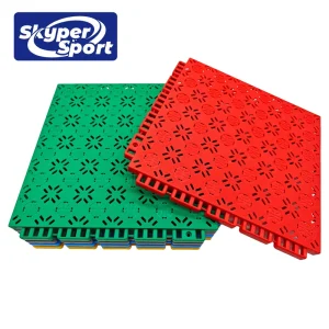 Backyard Basketball Flooring Tiles Portable TPE Modular Tiles Indoor/Outdoor Full Size/Mini Basketball Court