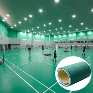 Badminton Court Floor Mat Vinyl Sport Flooring Roll Anti skid Wear resistant Sports Field Table Tennis Court PVC Sports