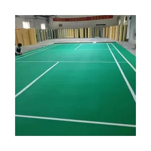 Badminton Court Mat Portable Bwf Approved Indoor Table Tennis Basketball Pvc Vinyl Sport Floor Price Roll
