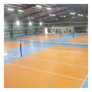 Badminton Court Mat Sport Floor Homogeneous PVC Vinyl Flooring Tile