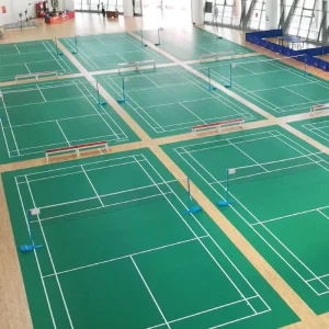 Badminton Floor Mat Indoor Pickleball Sport Flooring Roll up Floors Sport Court